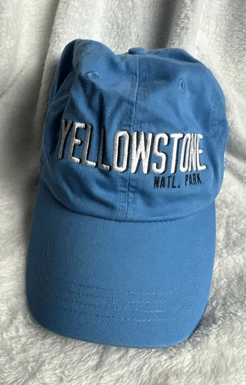Yellowstone General Stores Blue Hat Cap By Gear Adjustable Embroidered Elk